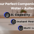 Instant Hot Water & Safety: Aulten Stellar Mini Water Heater 3L