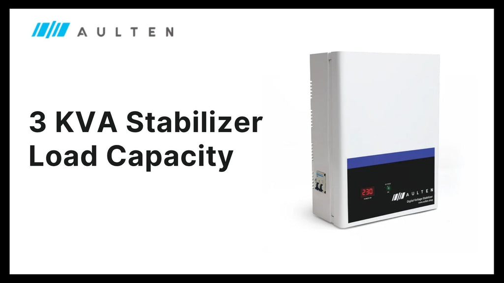 3 KVA Stabilizer Load Capacity