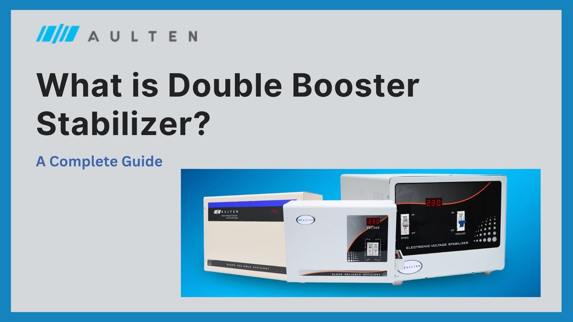 What is Double Booster Stabilizer