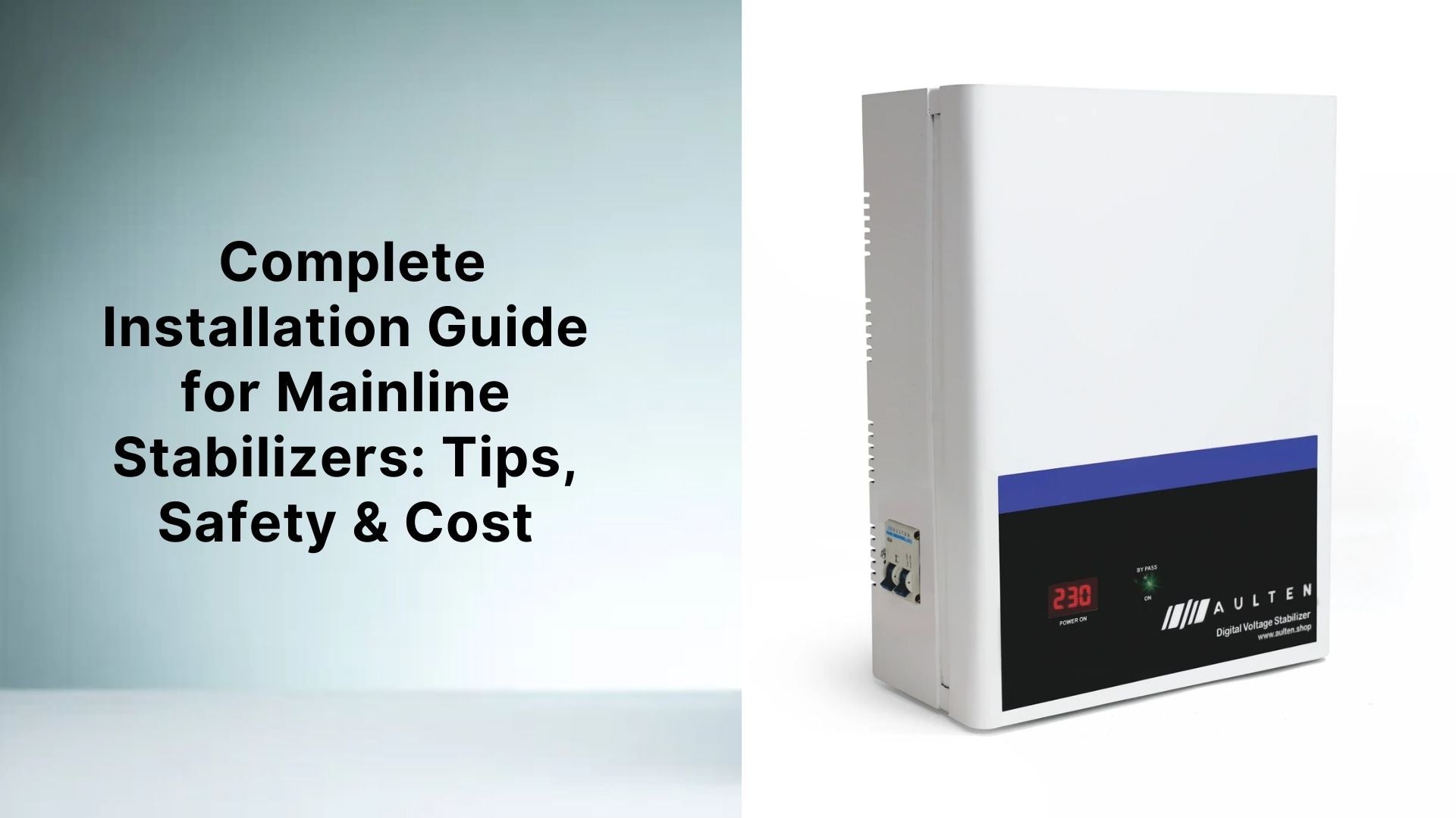 Complete Installation Guide for Mainline Stabilizers: Tips, Safety & Cost