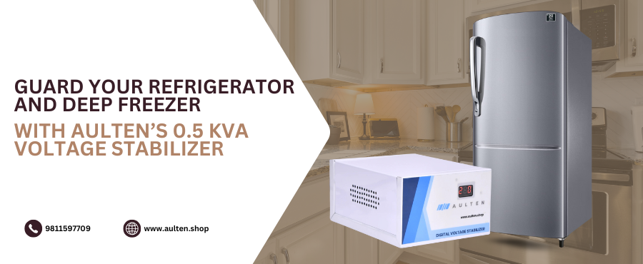 Keep Your Fridge Safe with AULTEN 0.5 KVA Voltage Stabilizer