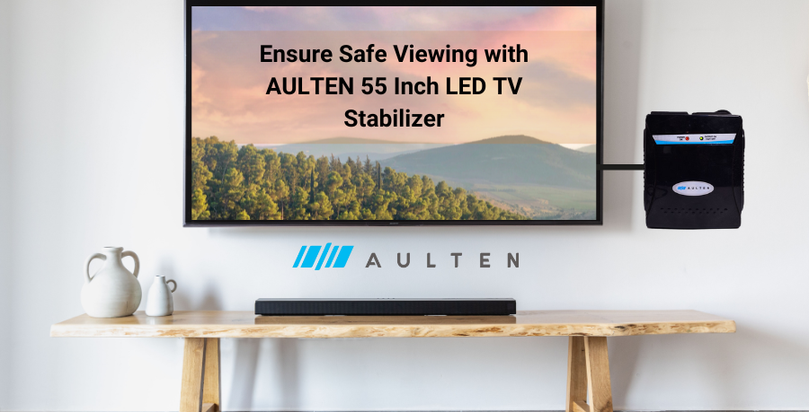 Ensure Safe Viewing with AULTEN 55 Inch LED TV Stabilizer"