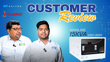 How Pankaj Solved Voltage Fluctuation Issues with AULTEN Mainline Stabilizer 15KVA