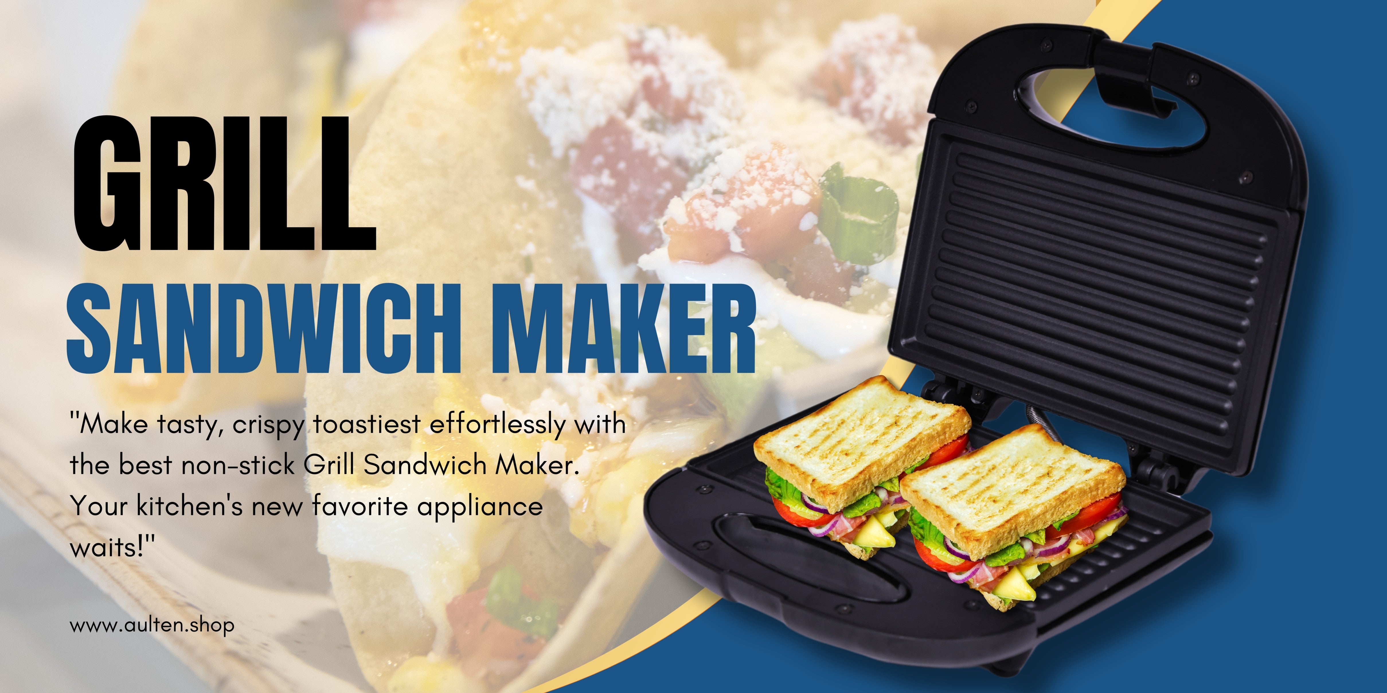 Non-Stick Grill Sandwich Maker: Your Toastier Solution!