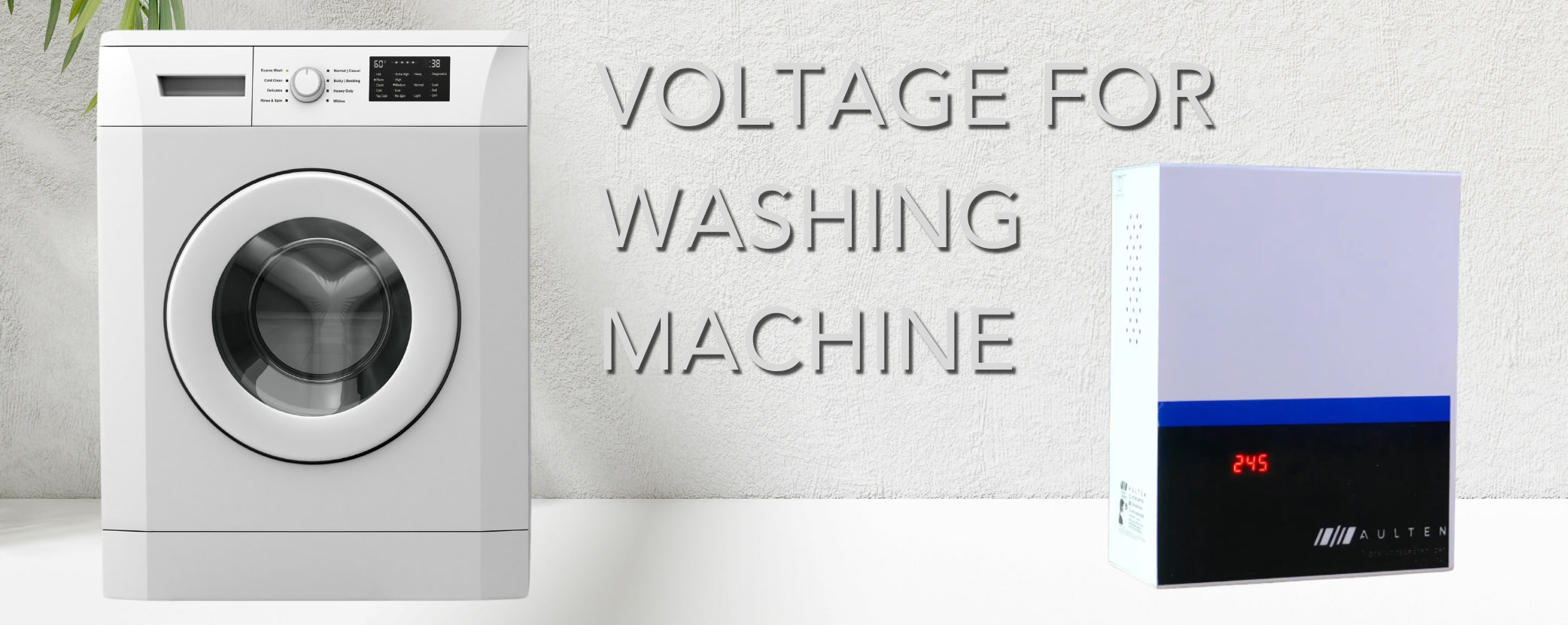 voltage for washing machine