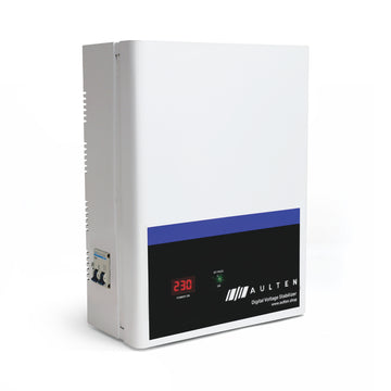 AULTEN COPPER Mainline Voltage Stabilizer for Home 5 KVA Heavy Duty 4000W 90V-300V AD014 (White)