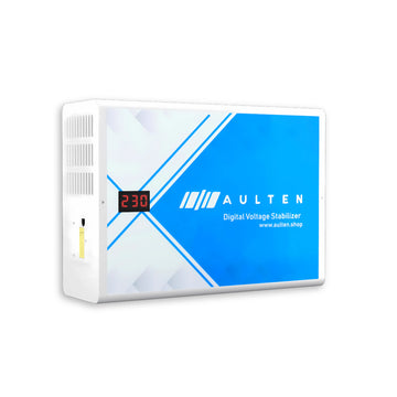 AULTEN Digital Voltage Stabilizer for AC Upto 0.8, 1.0, 1.5 Ton AC 4 KVA 3200W 110V-290V AD057 (White)