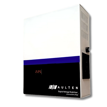 AULTEN Digital Multipurpose Voltage Stabilizer for Refrigerator and Deep Freezer 1.5 KVA 1200W 110V-280V AD030 (White)