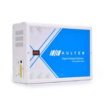 AULTEN Digital Voltage AC Stabilizer for Upto 1.5, 2.0 Ton AC 5 KVA 4000W 130V-280V AD022 (White)