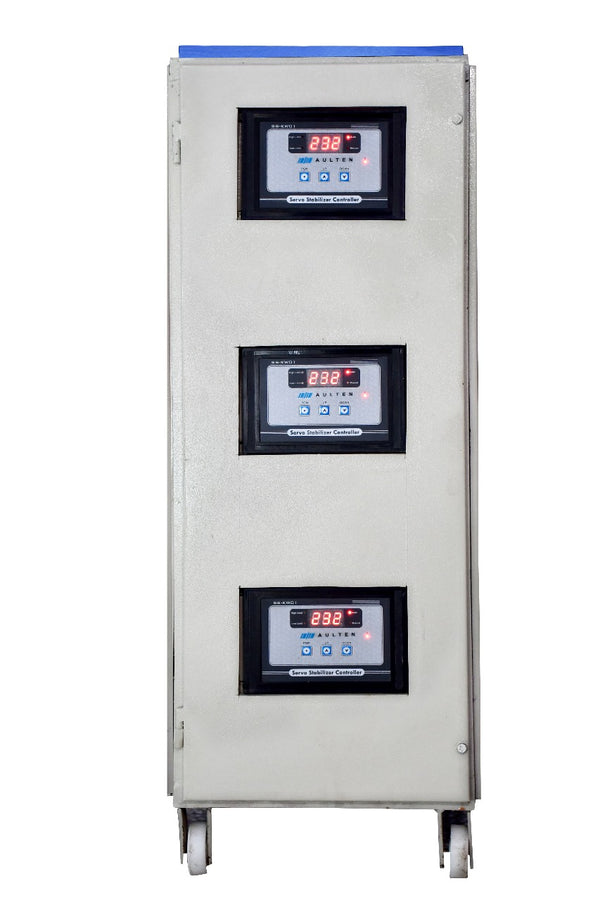 AULTEN 30 KVA (300V-470V) Three Phase Air Cooled Servo Voltage Corrector