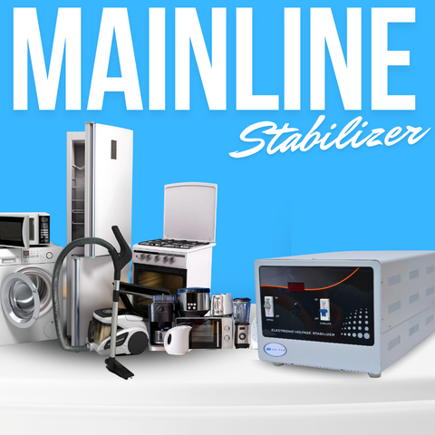 AULTEN Mainline Voltage Stabilizer for Home 15 KVA Heavy Duty 12000W 130V-300V AD027 (White) for Single Phase