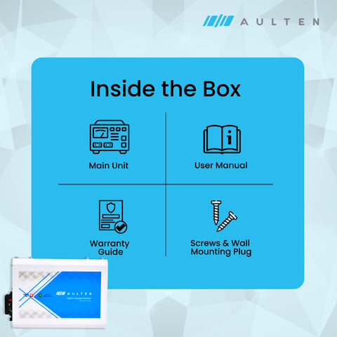 AULTEN Voltage Stabilizer for Upto 0.8, 1.0, 1.5 Ton AC 4 KVA 3200W 170V-270V AD053 (White)