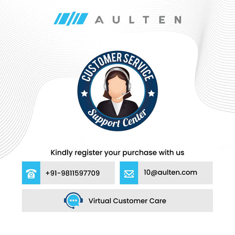 AULTEN Digital Voltage Stabilizer for Upto 1.5, 2.0 Ton AC 5 KVA 4000W 150V-280V AD023 (White)