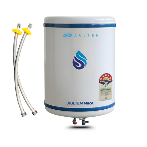 AULTEN NIRA 50 Ltr Geyser 5 Star Rated Storage Water Heater (Geyser) With Advanced Multi-Layered Safety AD100 (White)