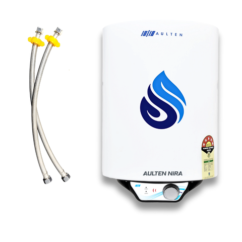 AULTEN NIRA 50 Ltr Geyser 5 Star Rated Storage Water Heater (Geyser) With Advanced Multi-Layered Safety AD100 (White)