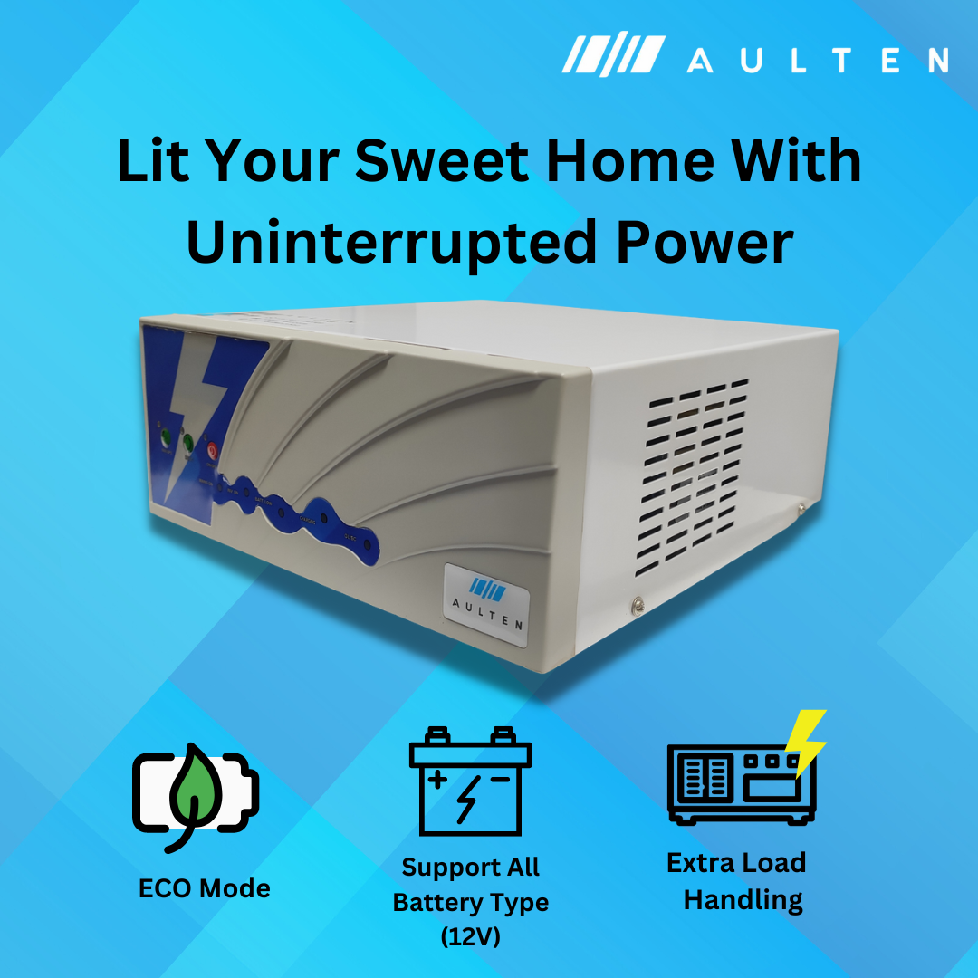 AULTEN LED Off-Grid Inverter for Home, Office and Shops 900VA AD050 (W ...