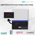 AULTEN Digital Voltage Stabilizer for Inverter AC Upto 1.5, 2.0 Ton 5 KVA  4000W 160V-280V AD049 (White)